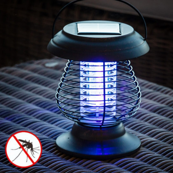 Felinar solar antiinsecte zburatoare, lumina UV