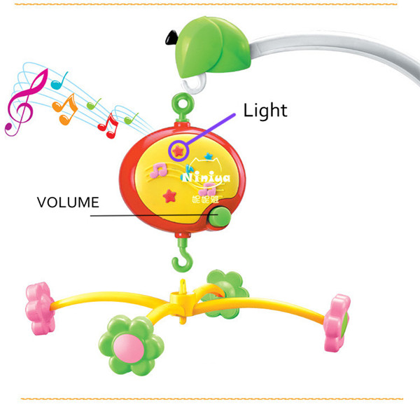 Carusel muzical pentru patut bebe, Musical Baby Mobile