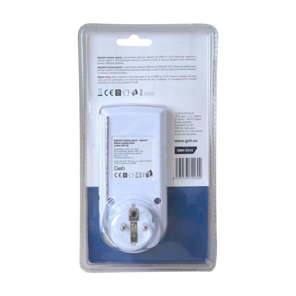 Priza programabila digitala, 3680W, 16A