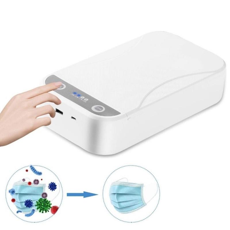 Sterilizator UVC 3 in 1 pentru obiecte, functie aromaterapie, mufa USB