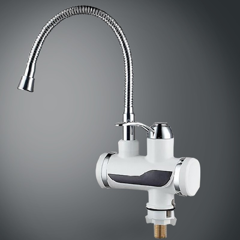 Robinet electric cu display si cap flexibil - pentru apa calda instant