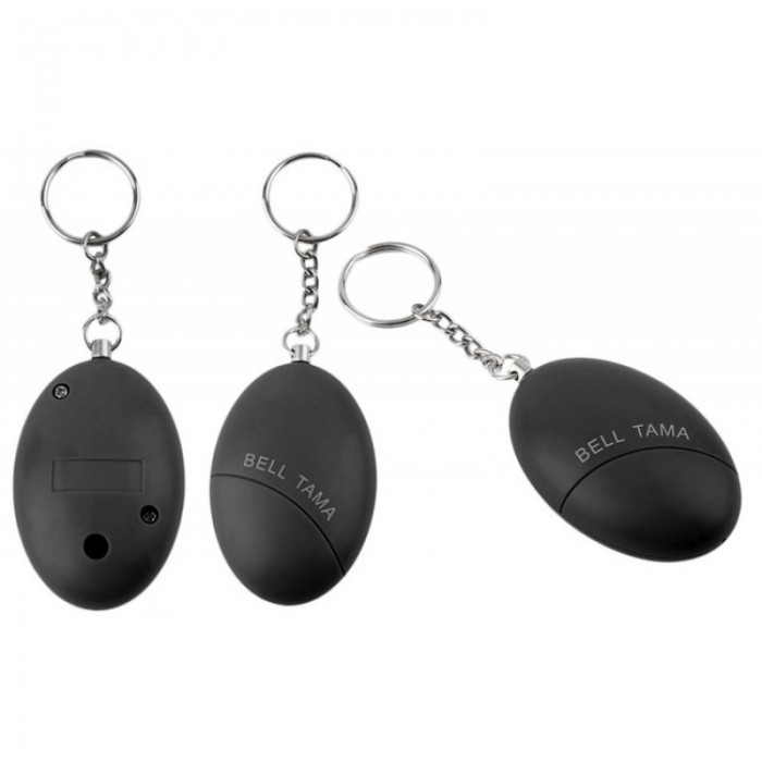 Breloc autoaparare 100 decibeli. Tragi de lant si alarma de activeaza!