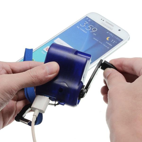 Incarcator de urgenta cu dinam pentru telefonul mobil