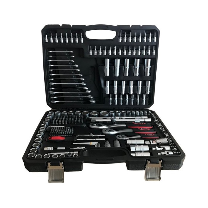 Trusa scule, BOXER, chei tubulare, chei fixe, 216 piese