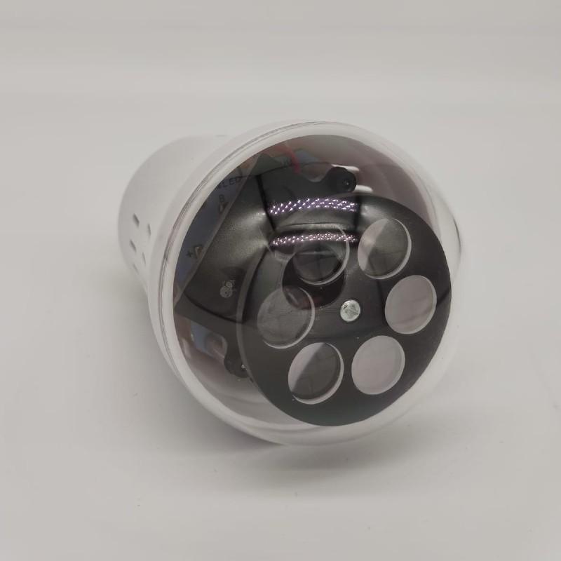 Bec LED RGB rotativ cu proiectii de Craciun