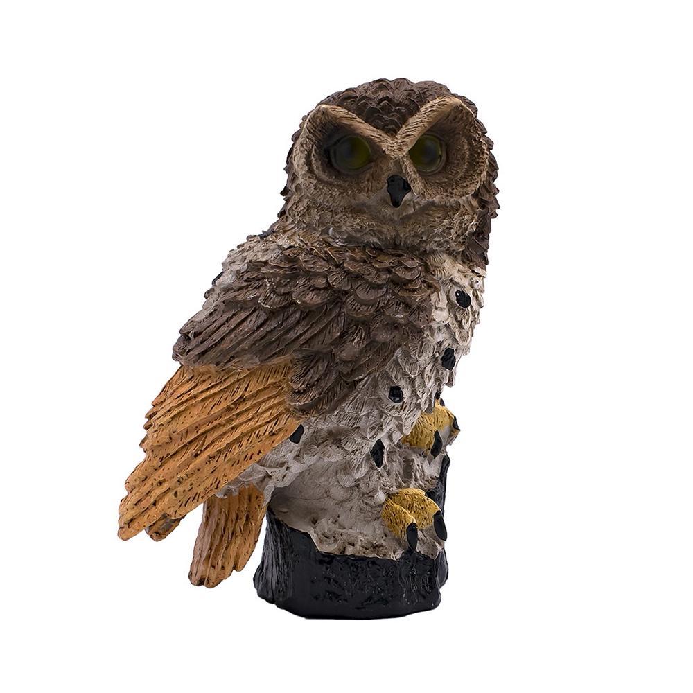 Ornament cu incarcare solara - Bufnita de gradina