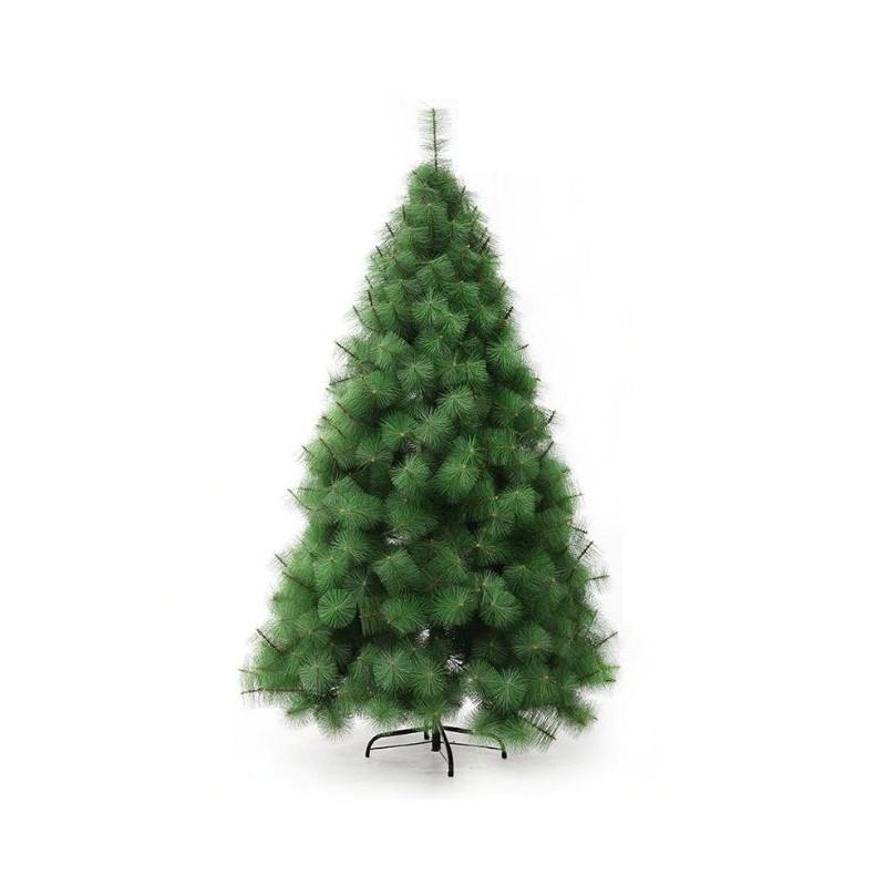 Brad Pin Artificial de Craciun, 210 cm, suport inclus, aspect natural