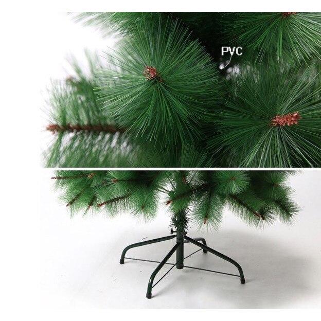 Brad Pin Artificial de Craciun, 210 cm, suport inclus, aspect natural