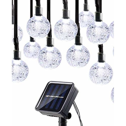 Instalatie solara LED 30 globulete multicolore