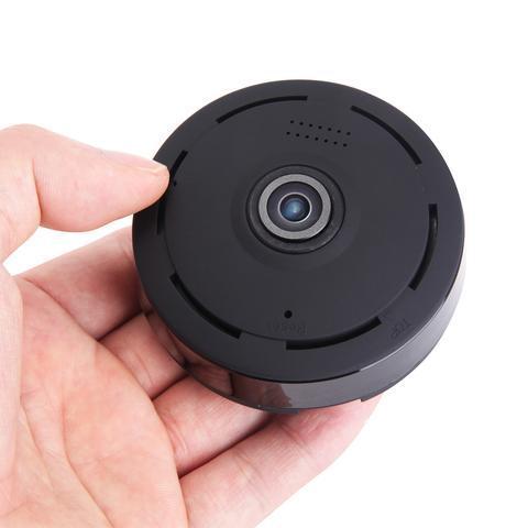Mini camera Cloud IP Wireless: unghi 360 grade si urmarire live prin aplicatie