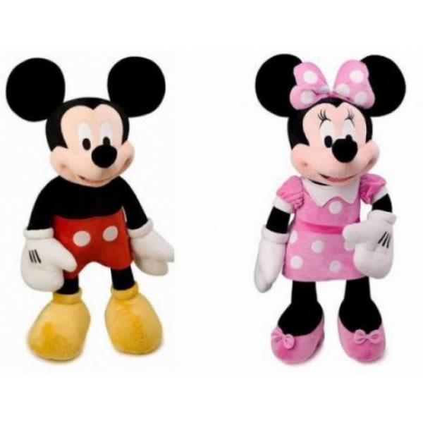 Set jucarii Mickey Mouse + Minnie Mouse 30 cm
