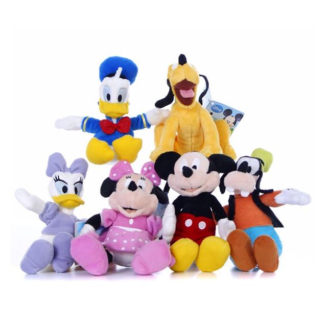 Set 6 jucarii de plus cu personaje Disney 30 cm