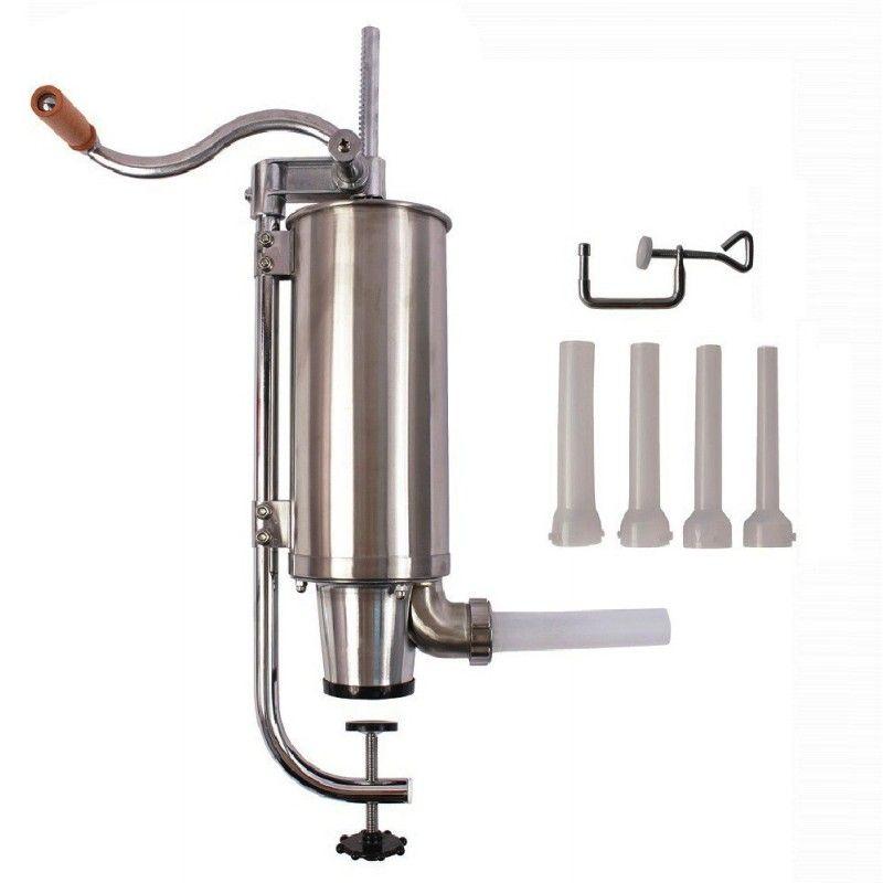 Aparat vertical de umplut carnati, 5 kg, inox, Vanessa