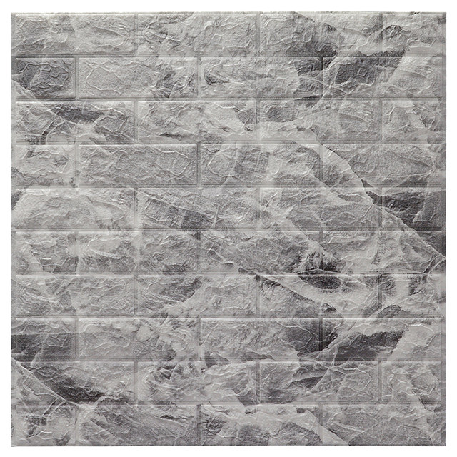 Tapet autoadeziv Marble, 77 x 70 cm, spuma moale 3D