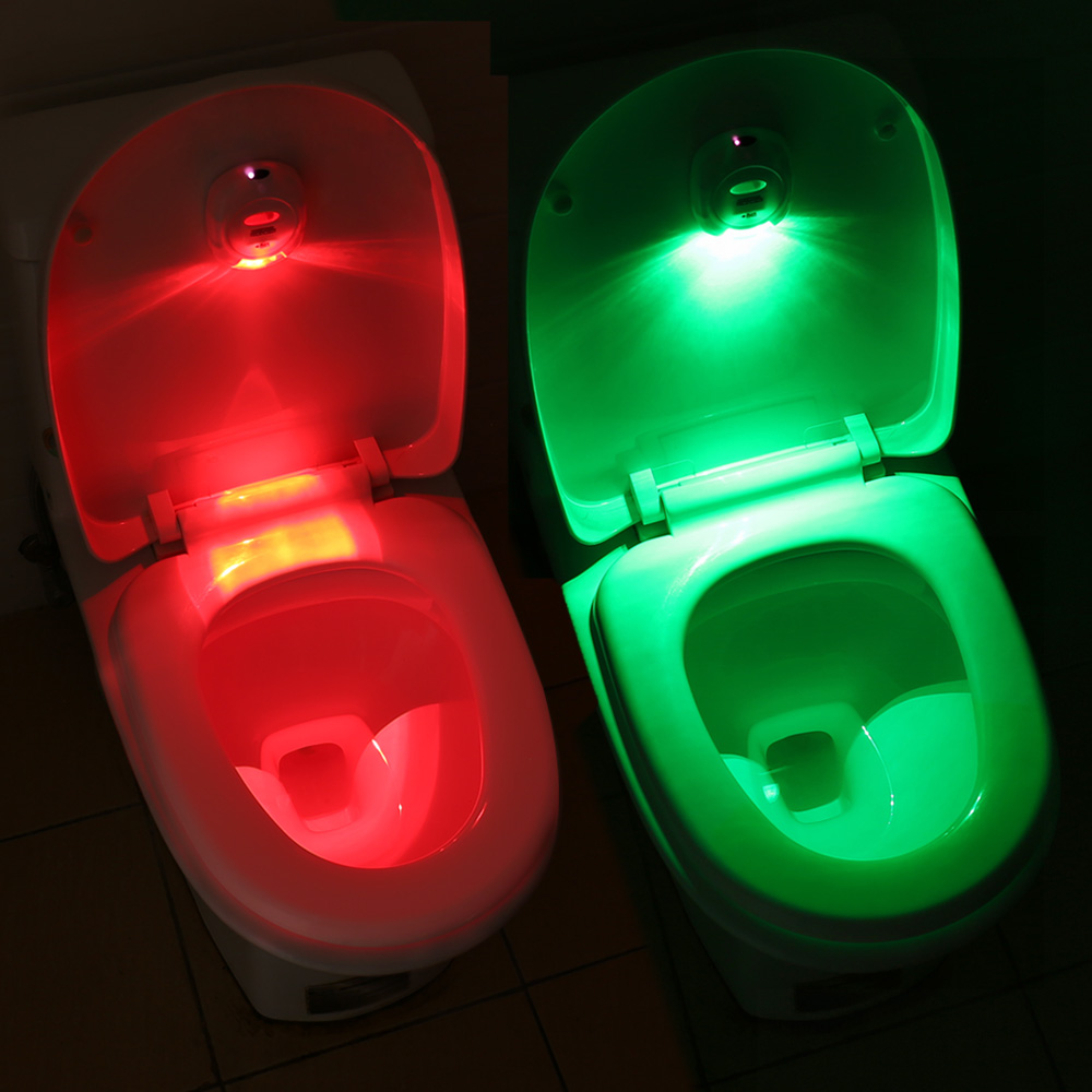 Lampa led toaleta cu senzor de lumina si senzor de miscare