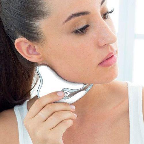 Aparat antirid pentru masaj facial cu vibratii ionice