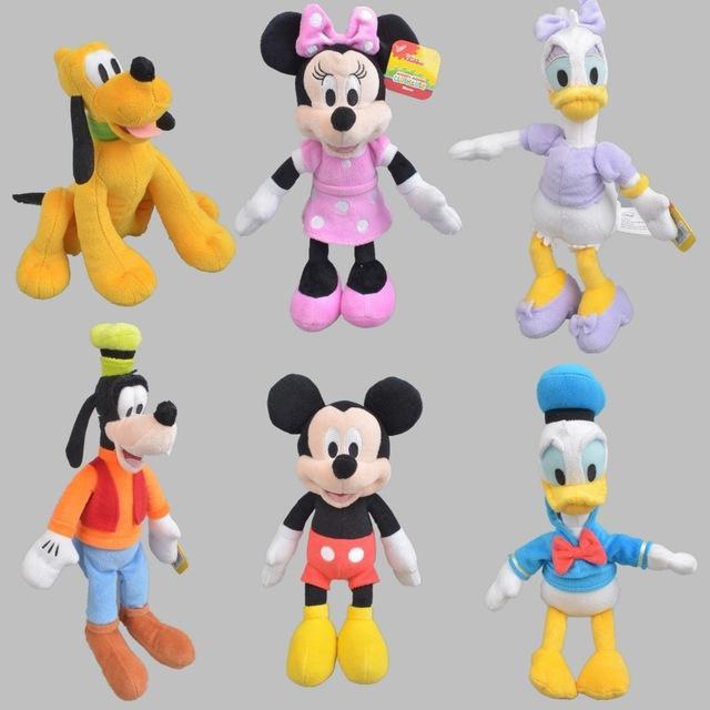 Set 6 jucarii de plus cu personaje Disney 30 cm