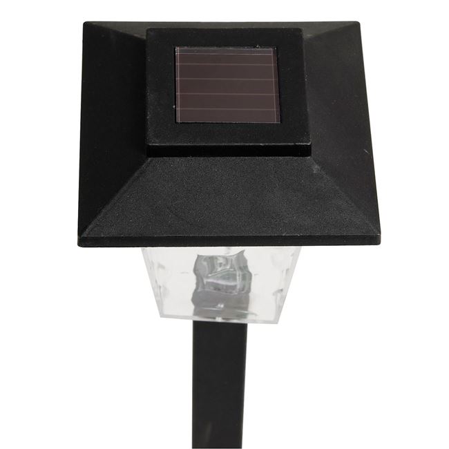 Set 5 x lampa solara 30 cm, Negru