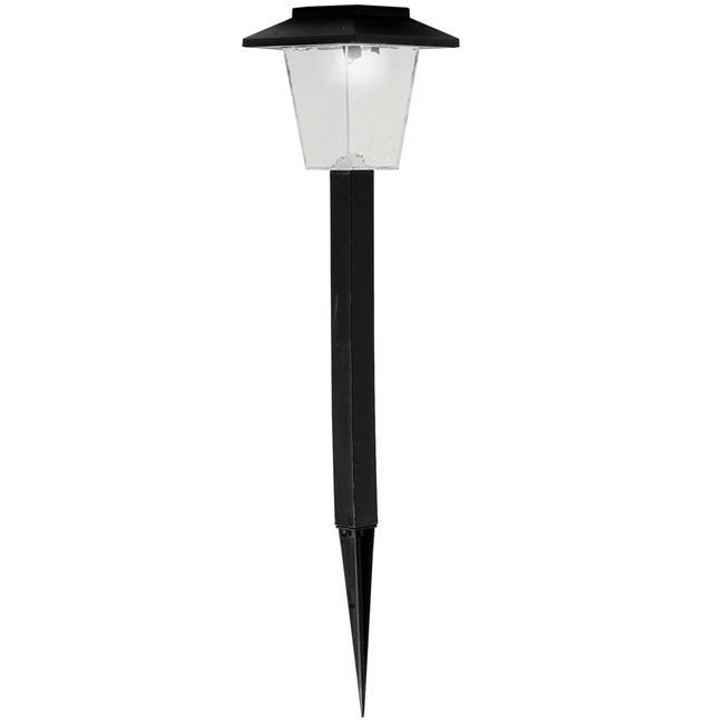 Set 5 x lampa solara 30 cm, Negru