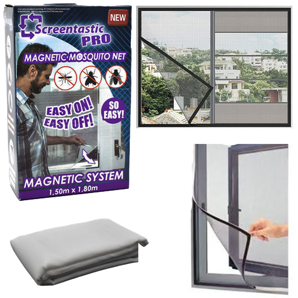 Plasa magnetica antiinsecte, 150 x 180 cm, Screentastic Pro