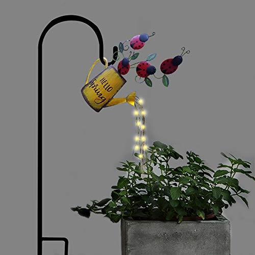 Lampa decorativa pentru gradina, stropitoare cu buburuze