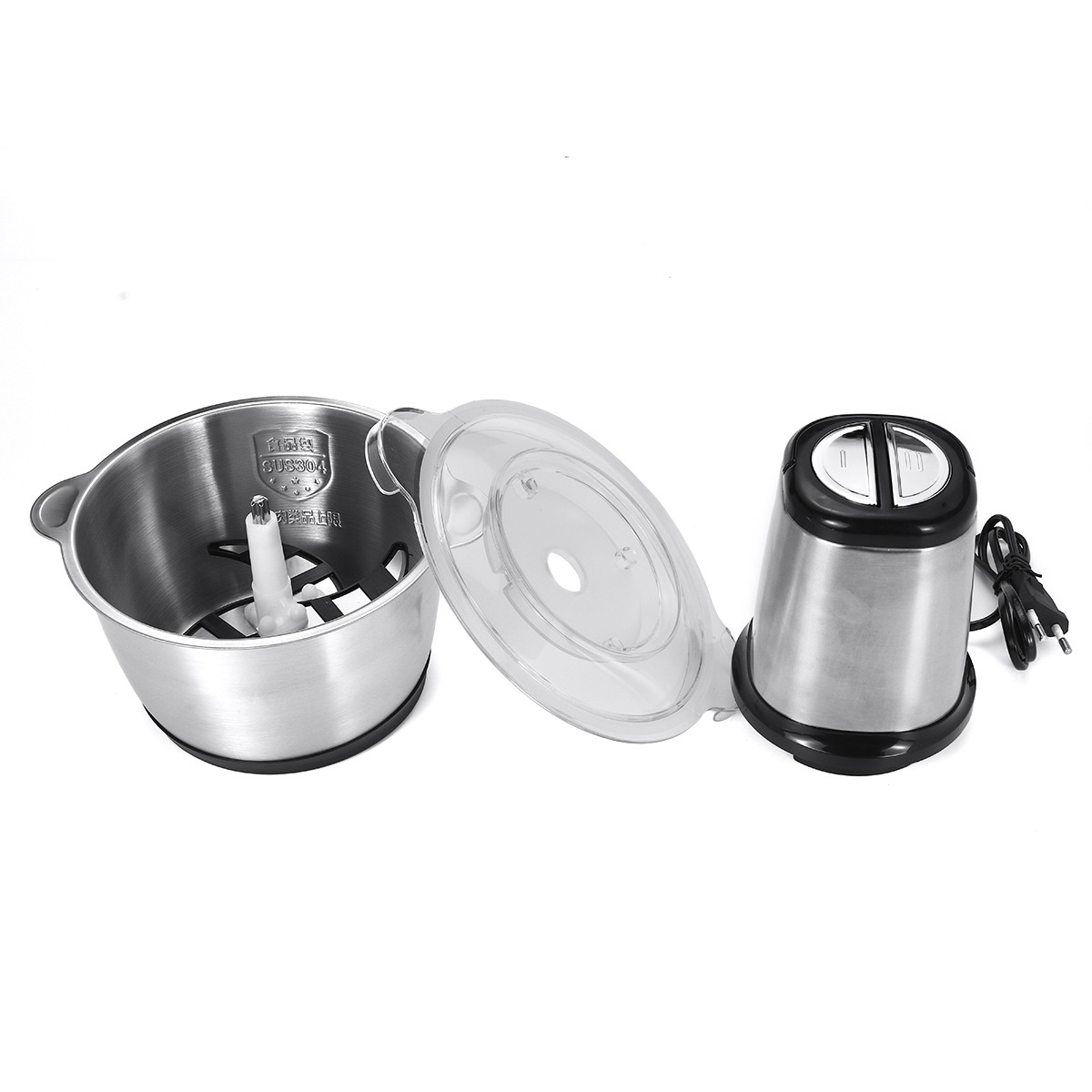 Tocator electric inox 250 W, 2 Litri, legume si fructe