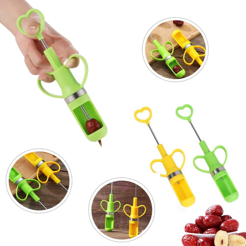 Set 2 x Dispozitiv pentru scos samburi de cirese/visine