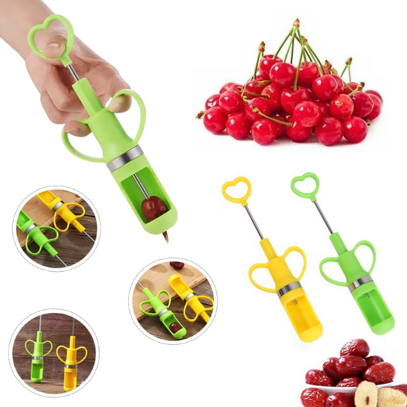 Set 2 x Dispozitiv pentru scos samburi de cirese/visine