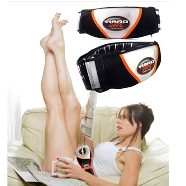 Centura Vibro Shape 2 in 1 pentru slabit cu efect sauna si masaj