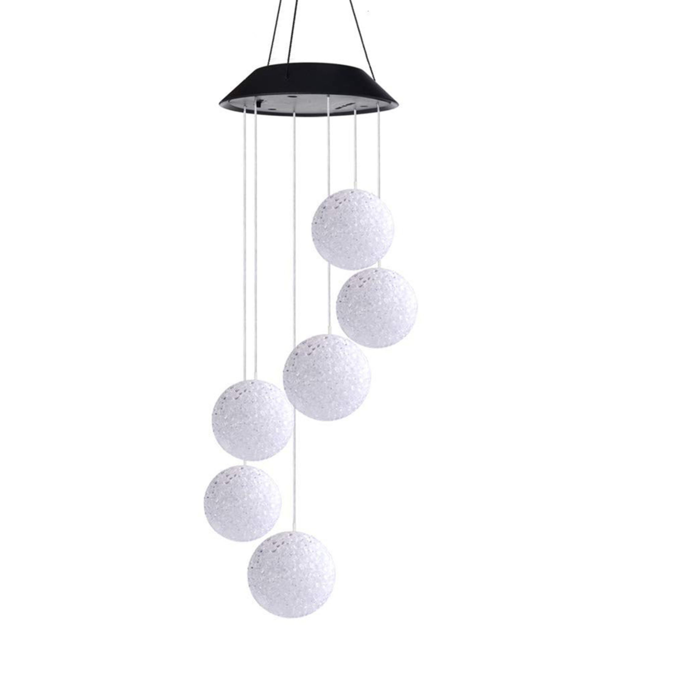 Oferta 1+1, Decoratiune solara de gradina, 6 globuri cu joc de lumini