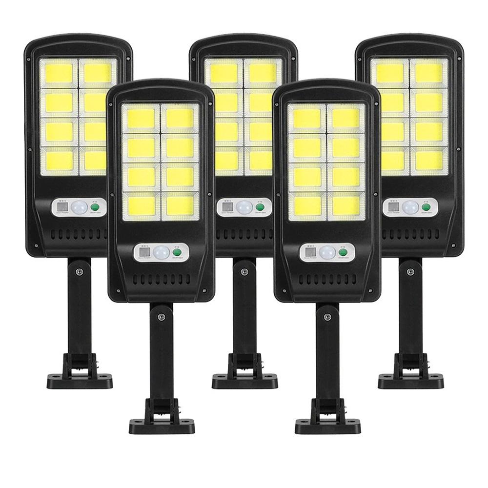 Set 5 x Lampa solara 160 LED, 8 celule, JORTAN