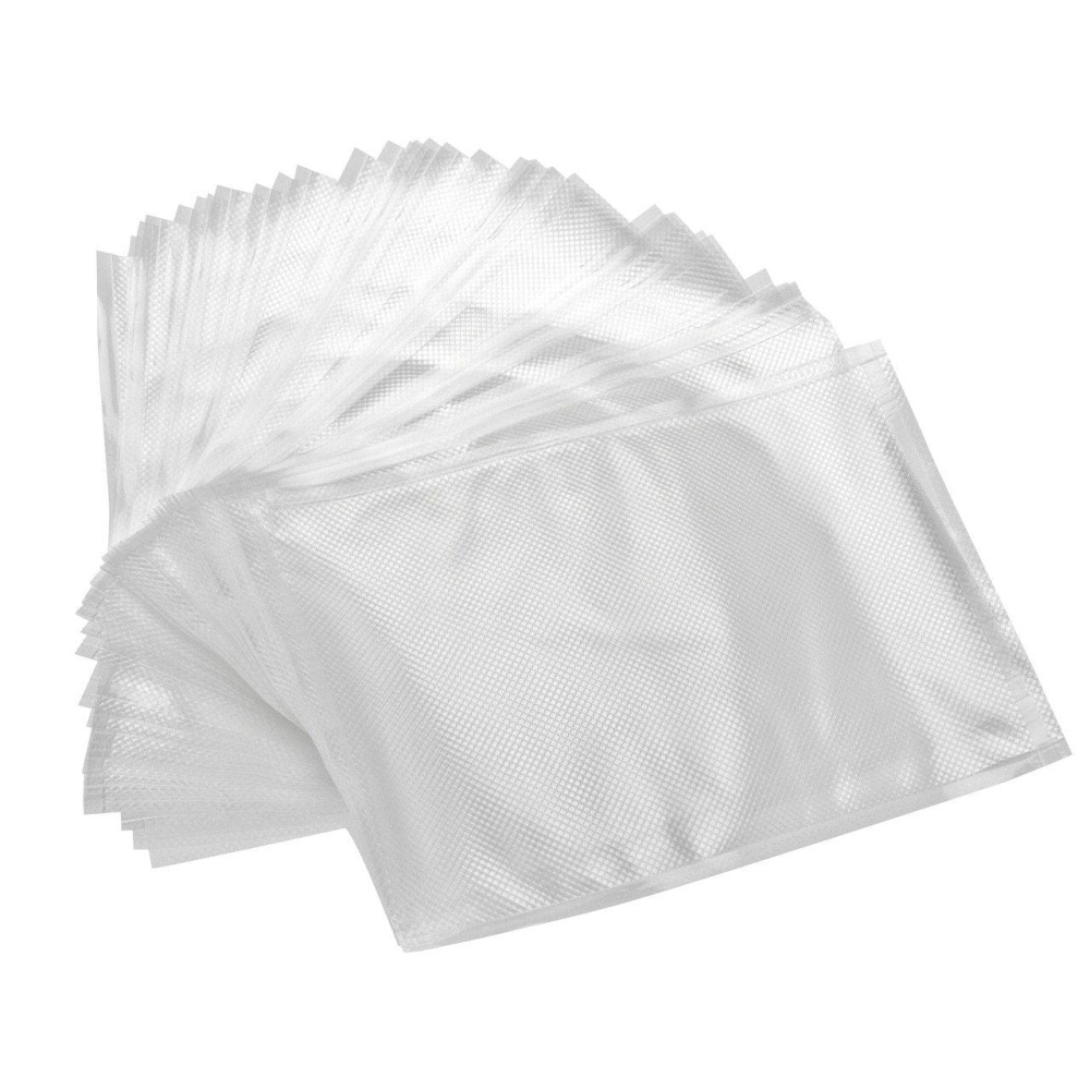 Set 100 de pungi gofrate pentru aparatele de vidat, 25x35 cm