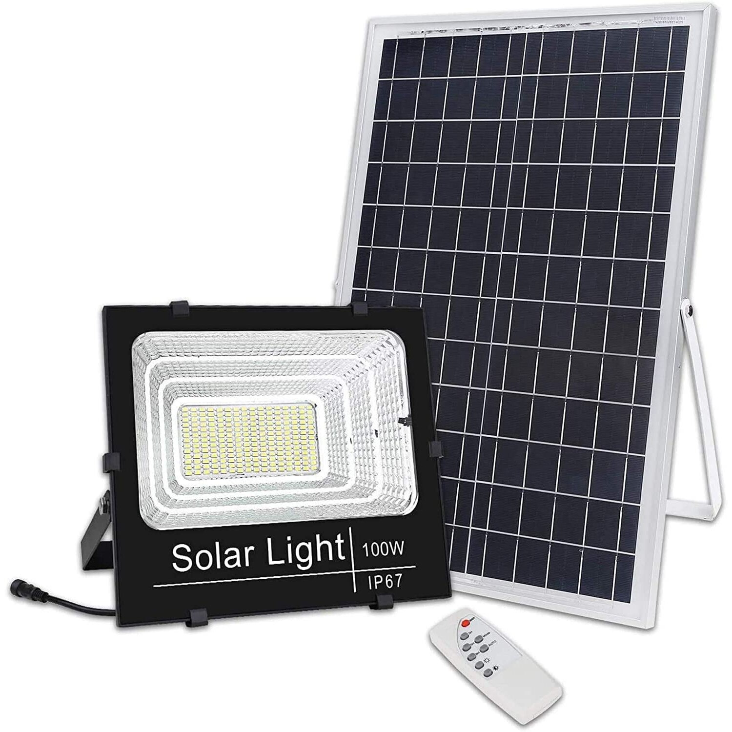 Proiector solar cu telecomanda, 50 W Jortan