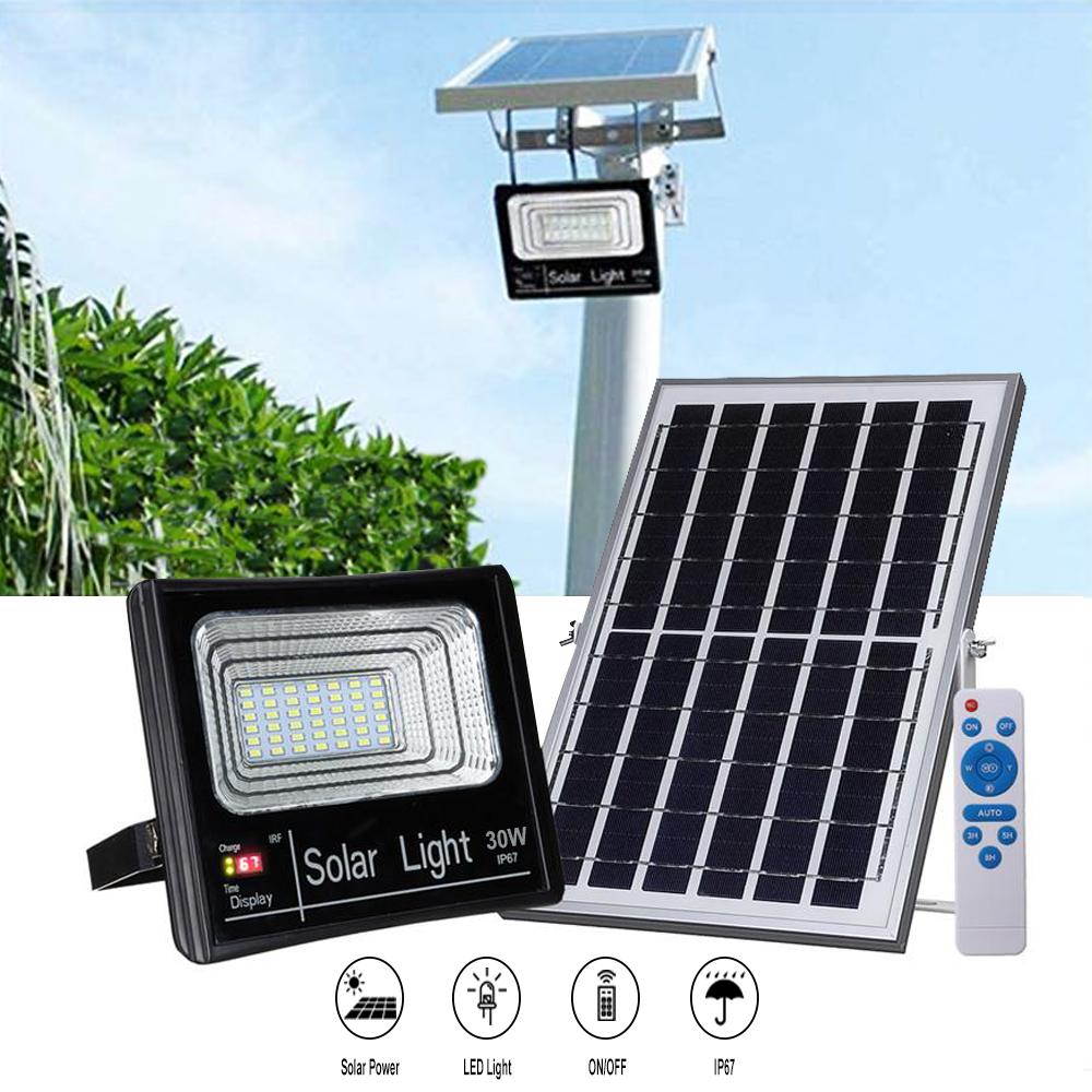 Proiector solar cu telecomanda, 50 W Jortan