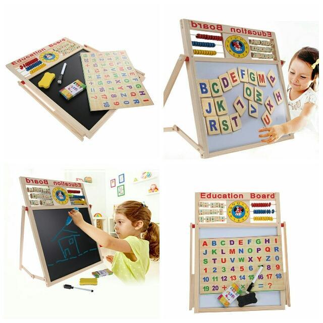 Tabla educativa pentru copii, 40 x 40 cm