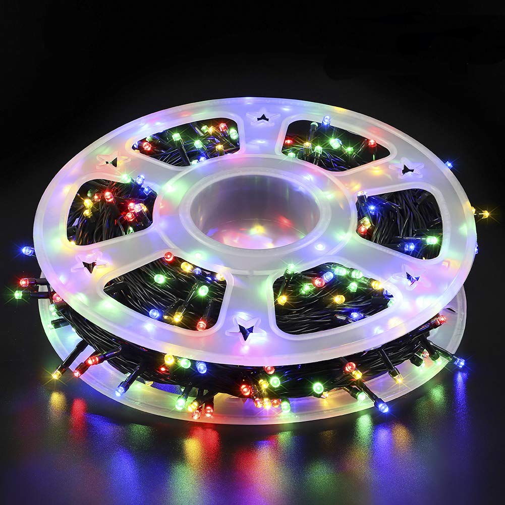 Instalatie Craciun, rola 50 metri, 300 LED, Multicolor