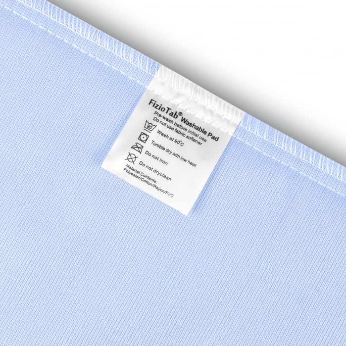 Aleza impermeabila reutilizabila 90 x 85 cm, Albastru/Alb