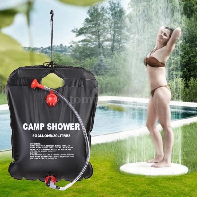 Rezervor 20 litri dus solar portabil pentru camping