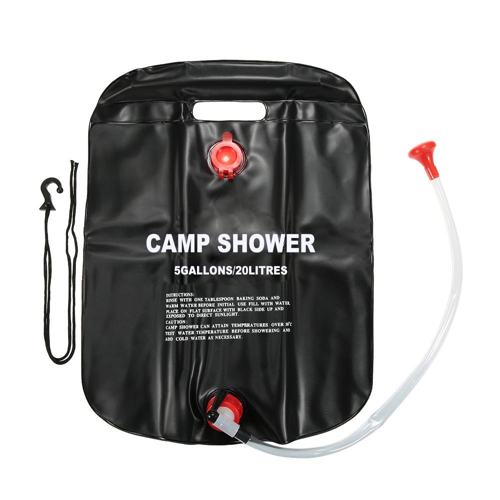 Rezervor 20 litri dus solar portabil pentru camping