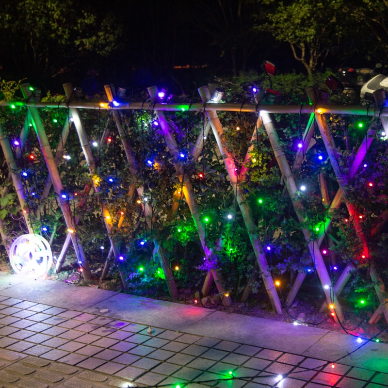Instalatie de Craciun, IP 44, rola 50 metri, 300 LED, Multicolor