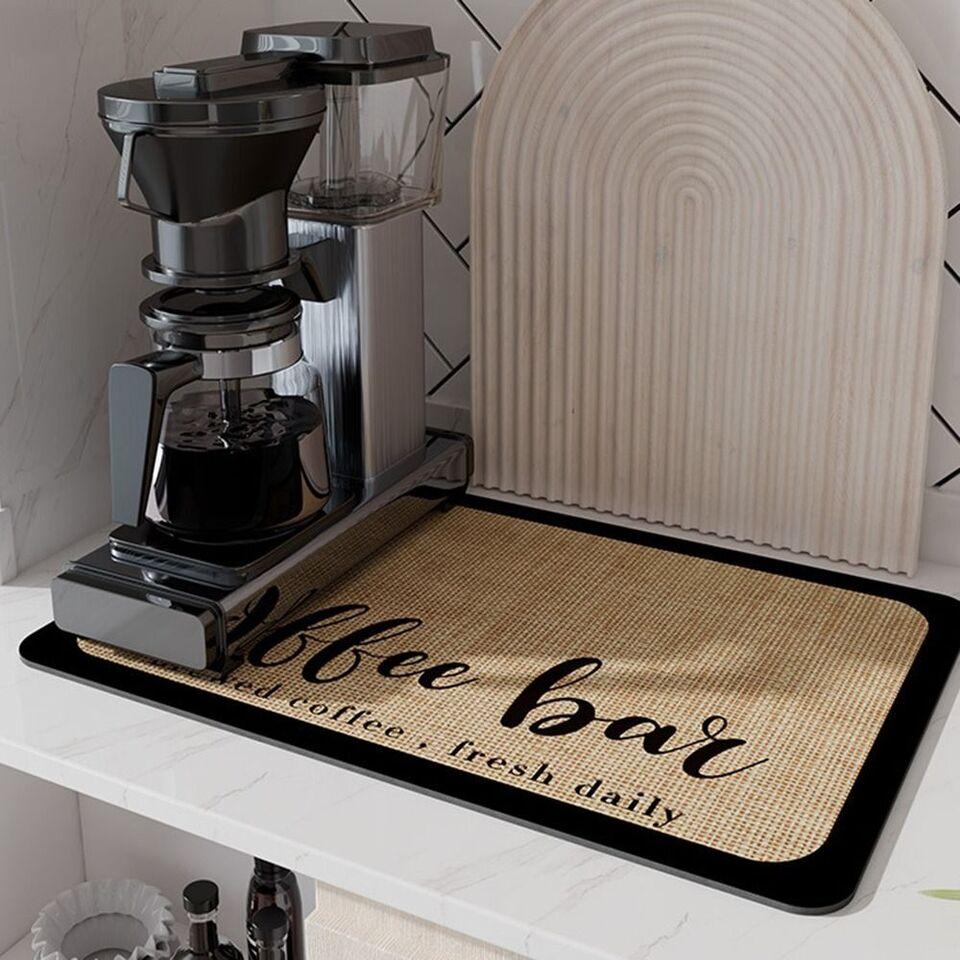 Covoras absorbant bucatarie, 40x60 cm, Coffee Bar