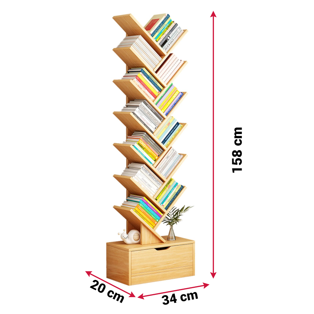 Raft depozitare carti, 158 cm x 34 x 20 cm