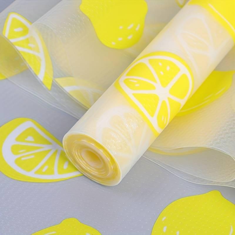 Set 2 x Folie din silicon pentru sertare, 45 x 200 cm, Lemons