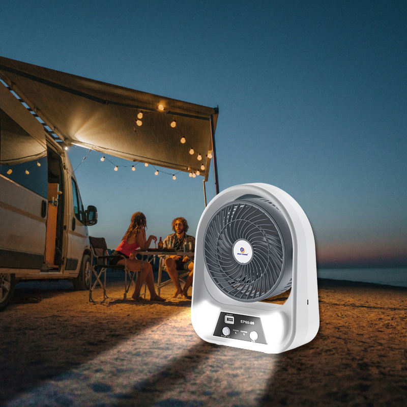 Ventilator solar cu 2 becuri si lanterna