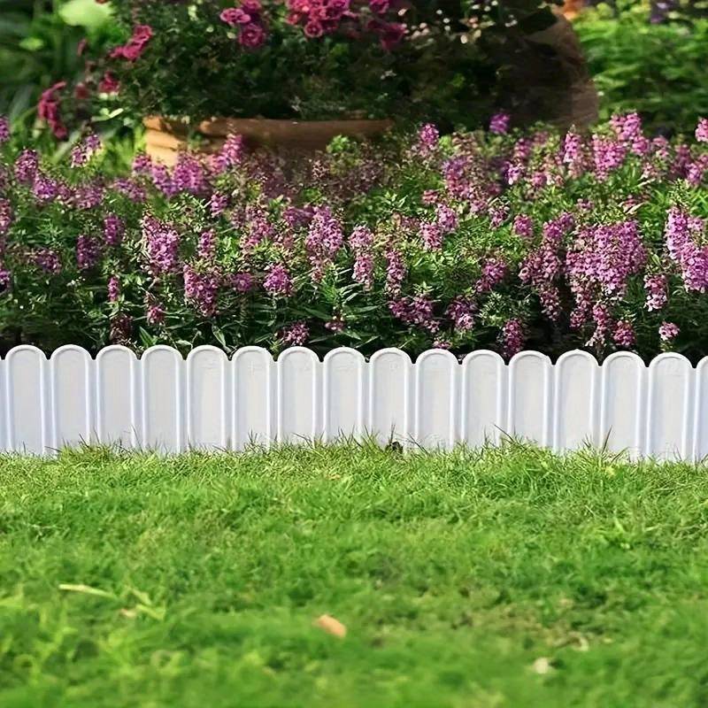 Set 12 gard decorativ, Alb, 1.2 M x 22 cm