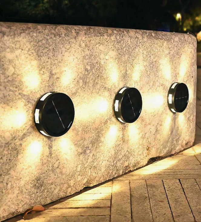 Set 4 lampi solare pentru gradina sau casa