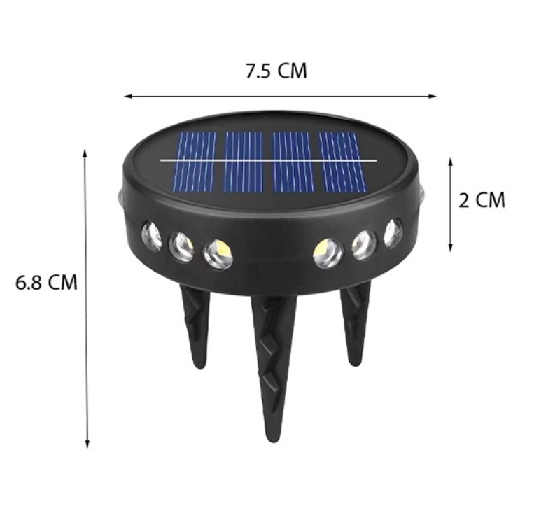 Set 4 lampi solare pentru gradina sau casa