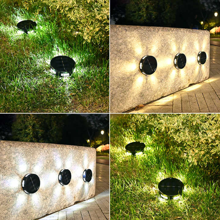 Set 4 lampi solare pentru gradina sau casa