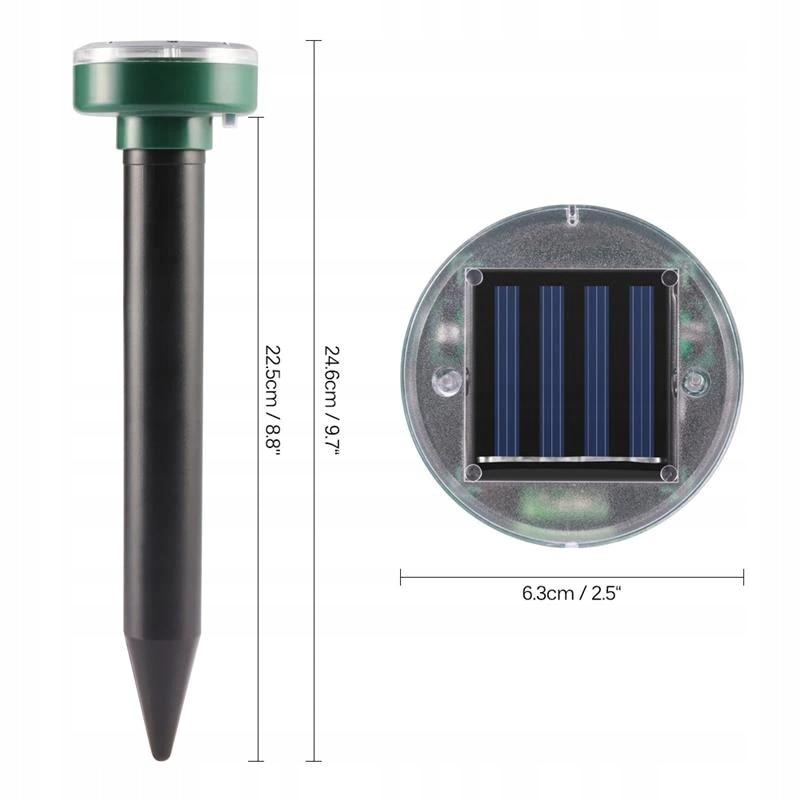 Set 4 x Aparat pentru alungat rozatoare, cartite, efecte sonore si vibratii