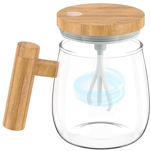 Set 2 x Cana 400 ml cu amestecare automata